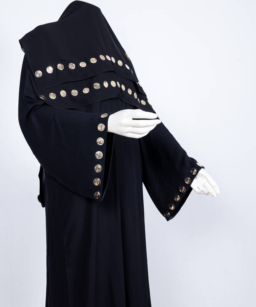 عباية مع طرحة موديل رقم   3553 (1)