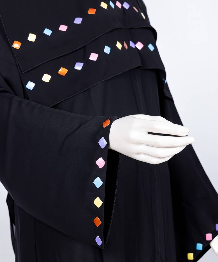 عباية مع طرحة موديل رقم   3550