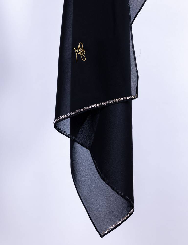 طرحة كريستال عسلي فاتح