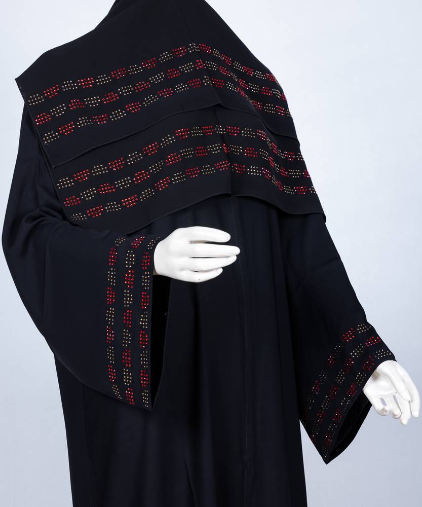 عباية مع طرحة موديل رقم   3650 (5)