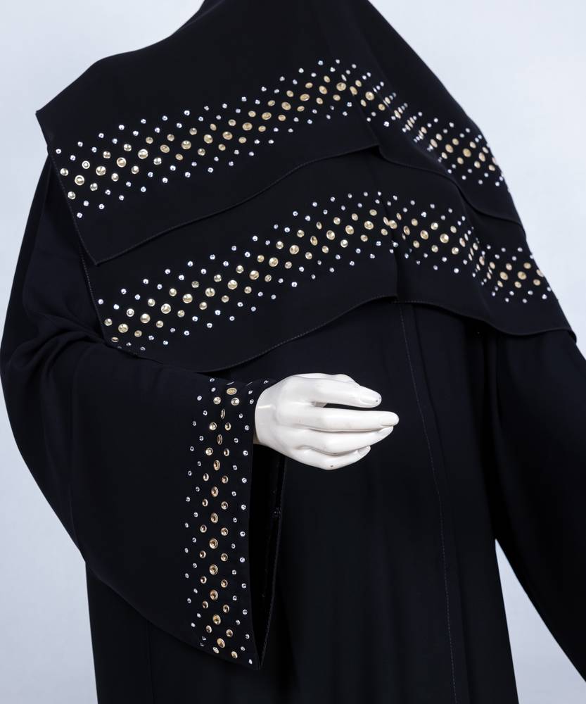 عباية مع طرحة موديل رقم   3669 (1)