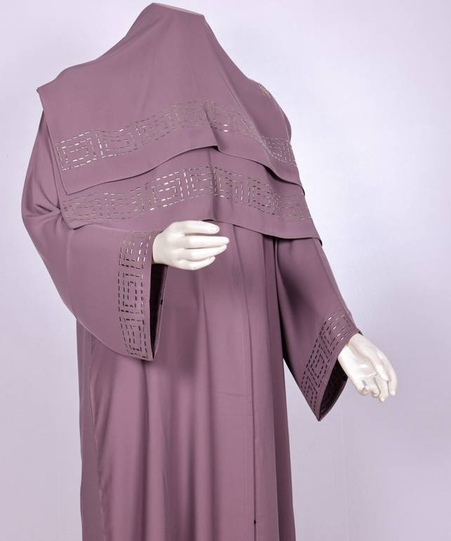 عباية مع طرحة موديل رقم   3620 (5)