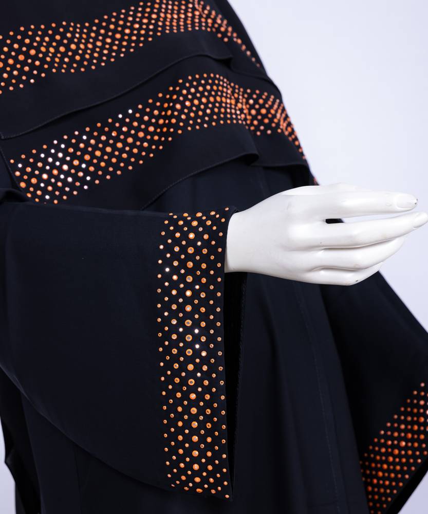 عباية مع طرحة موديل رقم 3578 (1)