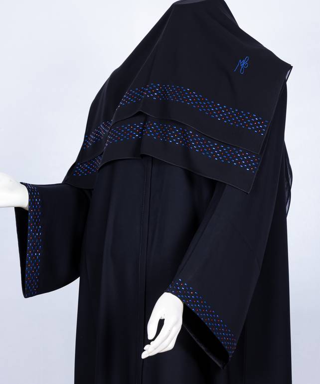 عباية مع طرحة موديل رقم 3636 (1)