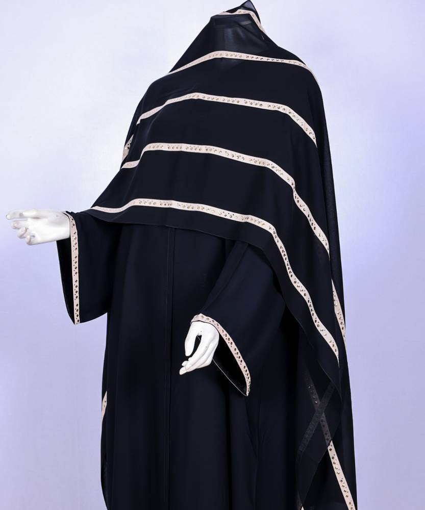 عباية مع طرحة موديل رقم   3569 (1)