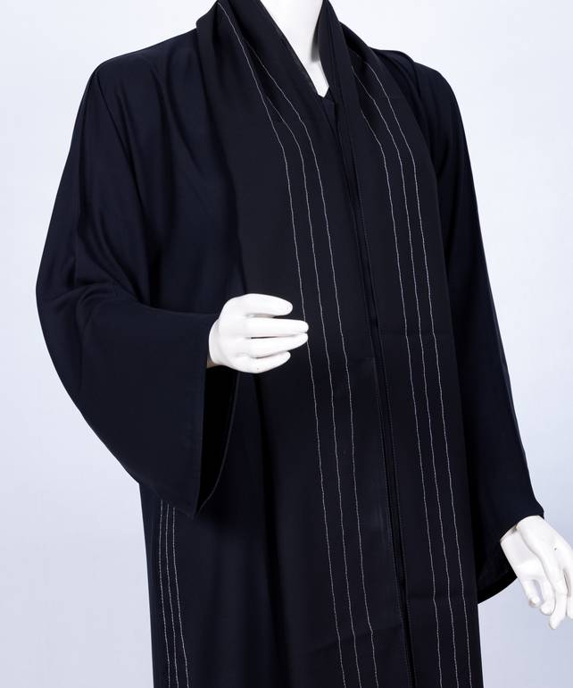 عباية مع طرحة موديل رقم   3649 (1)