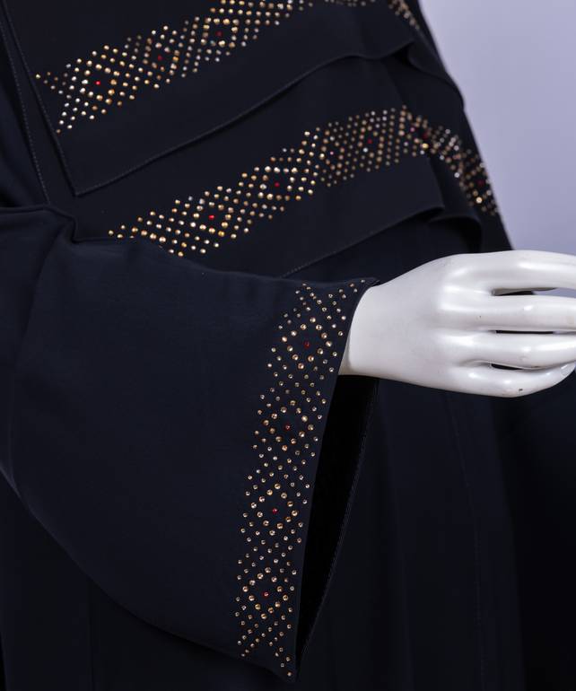 عباية مع طرحة موديل رقم   3658 (1)