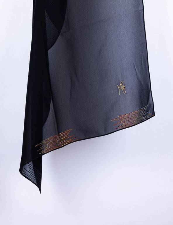 طرحة كريستال راين مموج