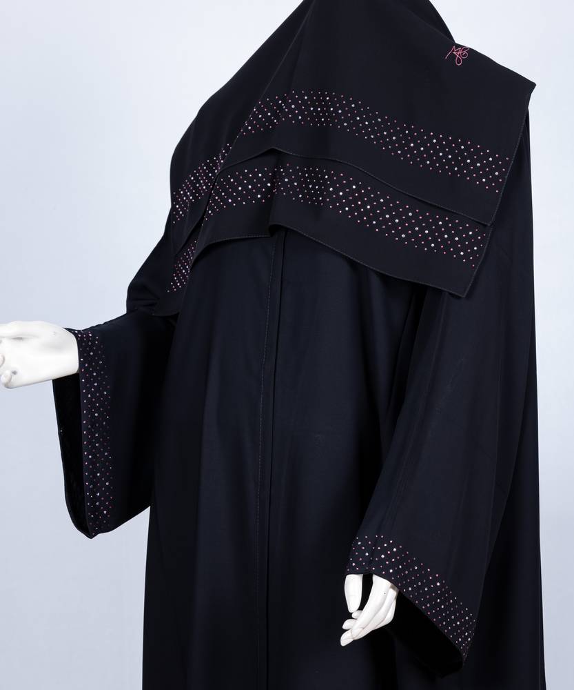 عباية مع طرحه موديل رقم  3655 (1)