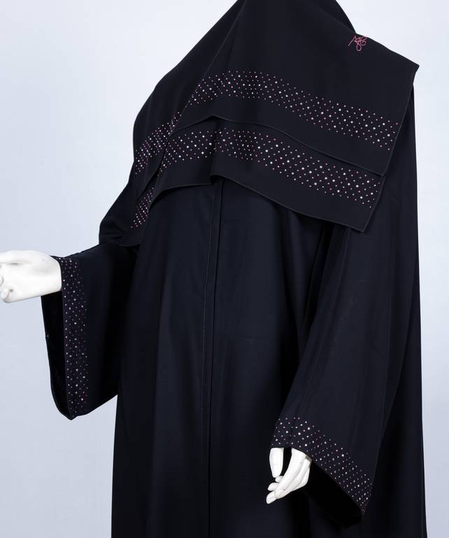 عباية مع طرحه موديل رقم  3655 (1)