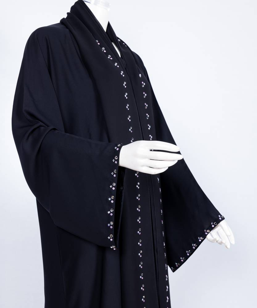 عباية مع طرحة موديل رقم  3568 (2)
