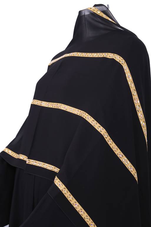  عباية + طرحة موديل رقم  3323 (1)