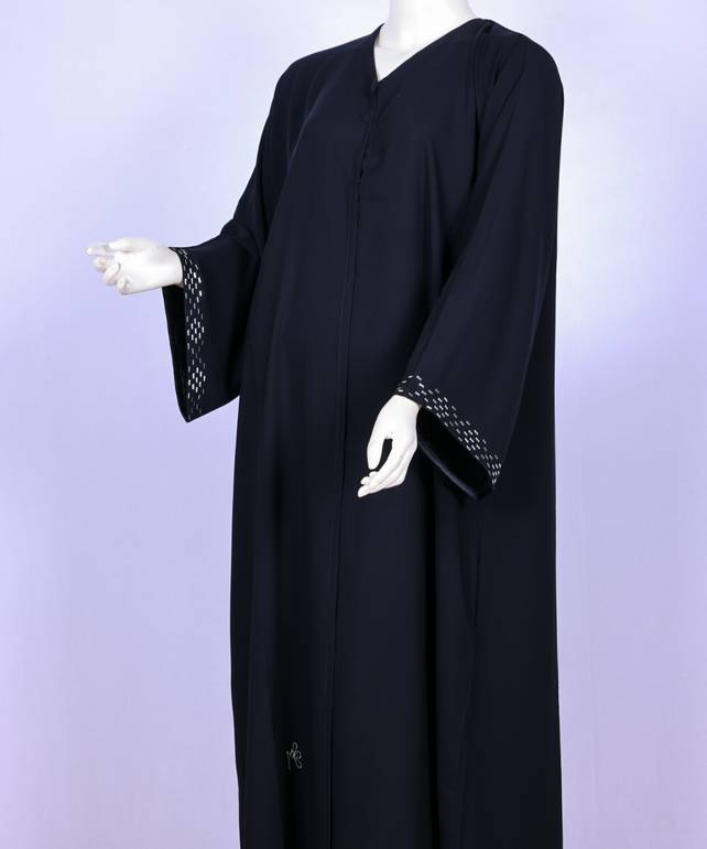عباية مع طرحة موديل رقم  3638 (1)