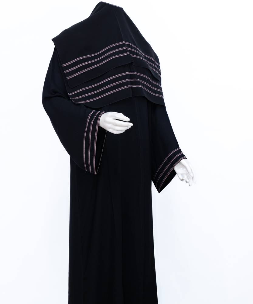 عباية مع طرحة كلفة موديل رقم 3595 (5)