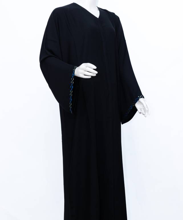 عباية مع طرحة ملون ومخطط 3629 (6)