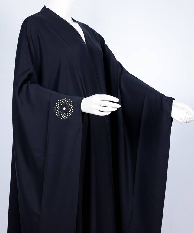 عباية مع طرحة قصة البشت موديل رقم  3641  (4)
