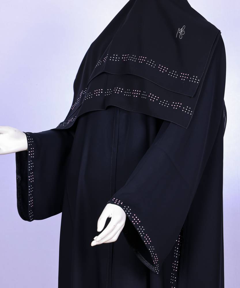عباية مع طرحة موديل رقم  3651 (4)