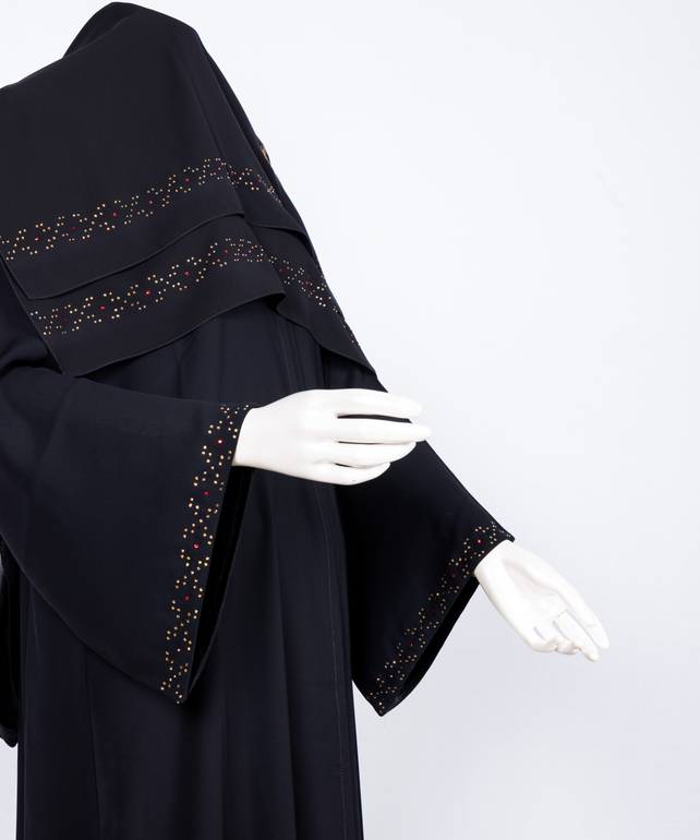 عباية مع طرحة موديل رقم   3637 (1)