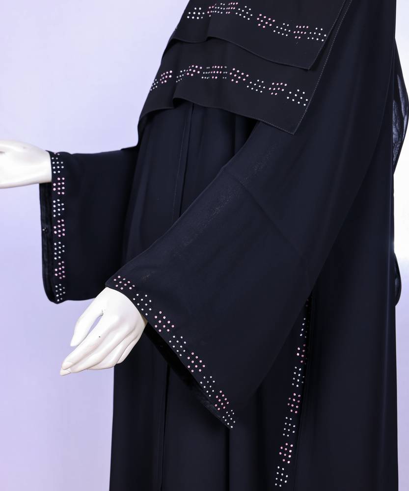 عباية مع طرحة موديل رقم  3651 (4)