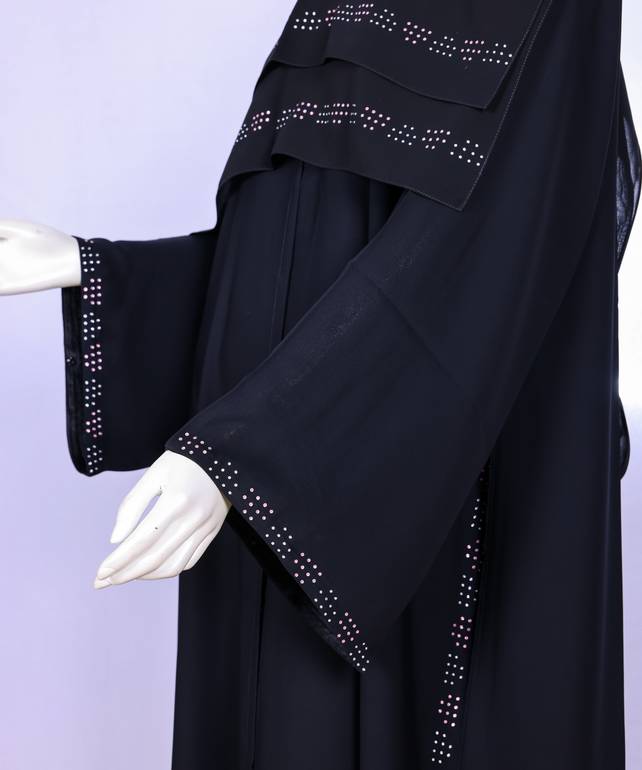 عباية مع طرحة موديل رقم  3651 (4)