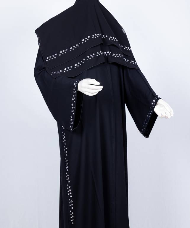 عباية مع طرحه موديل رقم 3572 ( 1)