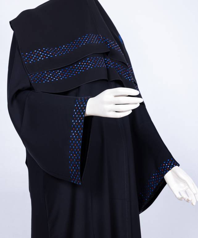 عباية مع طرحة موديل رقم 3636 (1)