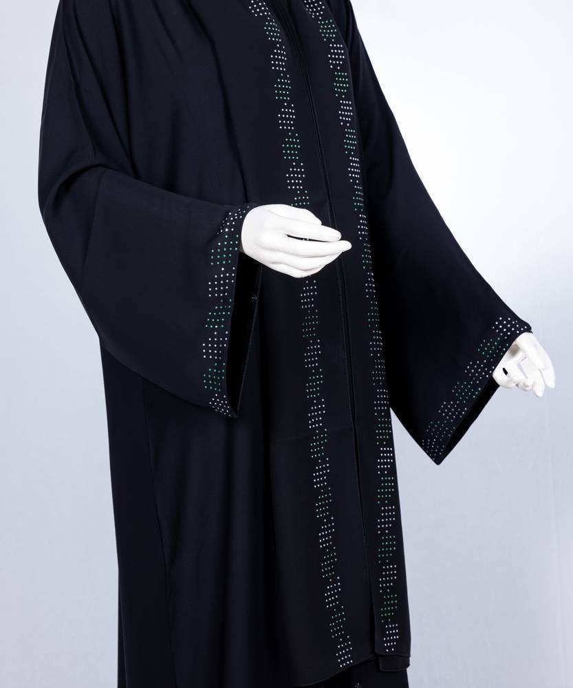 عباية مع طرحة موديل رقم  3654 (1)