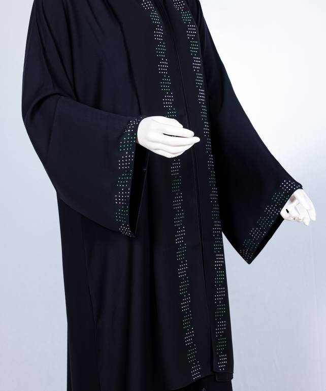 عباية مع طرحة موديل رقم  3654 (1)