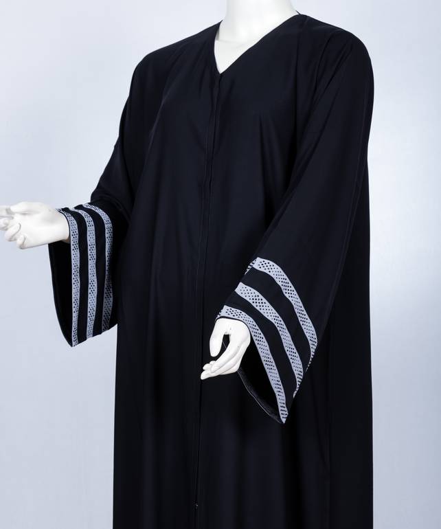 عباية مع طرحة موديل رقم   3672 (1)