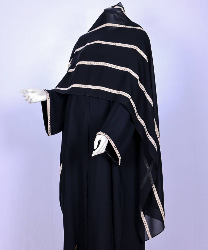 عباية مع طرحة موديل رقم   3569 (1)