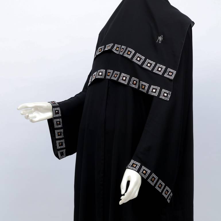 عباية + طرحة موديل رقم 0068 (2)