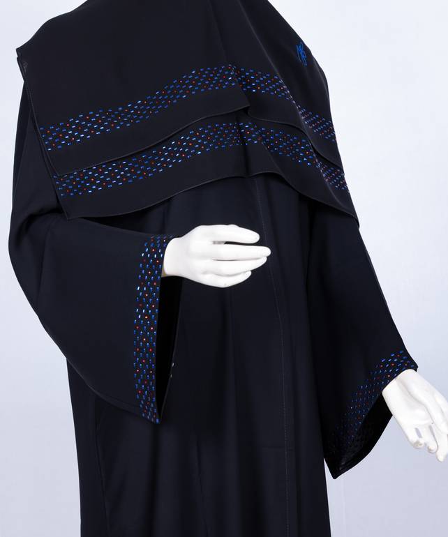 عباية مع طرحة موديل رقم 3636 (1)