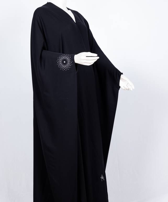 عباية مع طرحة موديل رقم   3639 (1)