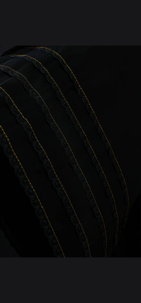 عباية مع طرحة موديل رقم  3687