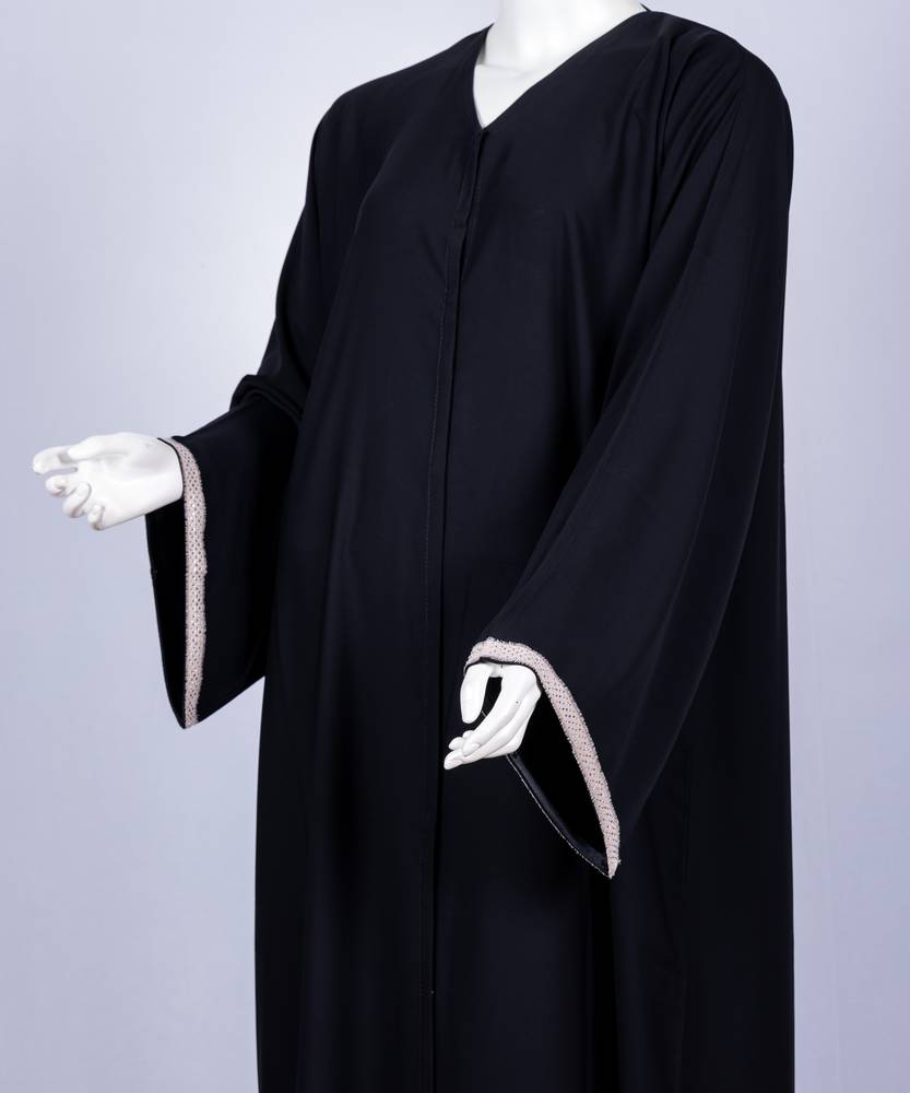 عباية مع طرحة كريستال موديل رقم 3614  (3)