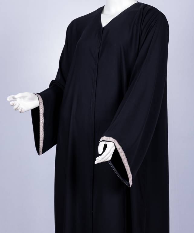 عباية مع طرحة كريستال موديل رقم 3614  (3)