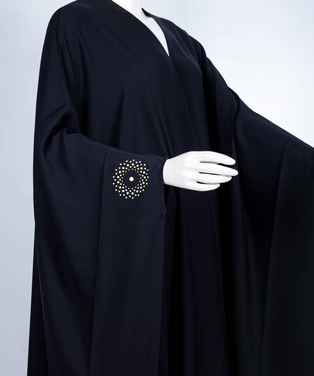 عباية مع طرحة قصة البشت موديل رقم  3641  (4)