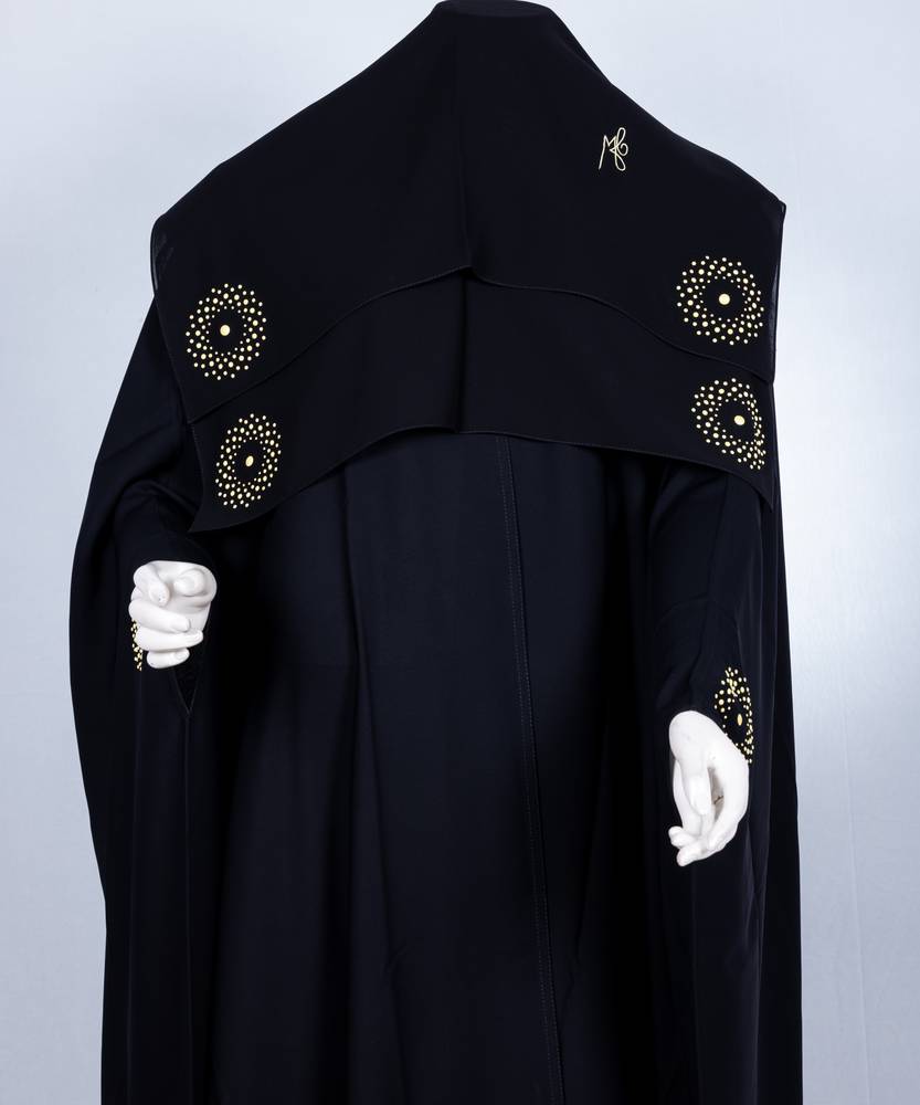 عباية مع طرحة قصة البشت موديل رقم  3641  (4)