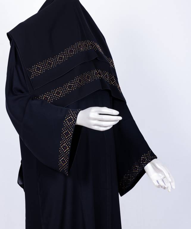 عباية مع طرحة موديل رقم   3658 (1)