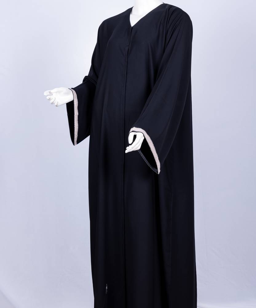 عباية مع طرحة كريستال موديل رقم 3614  (3)