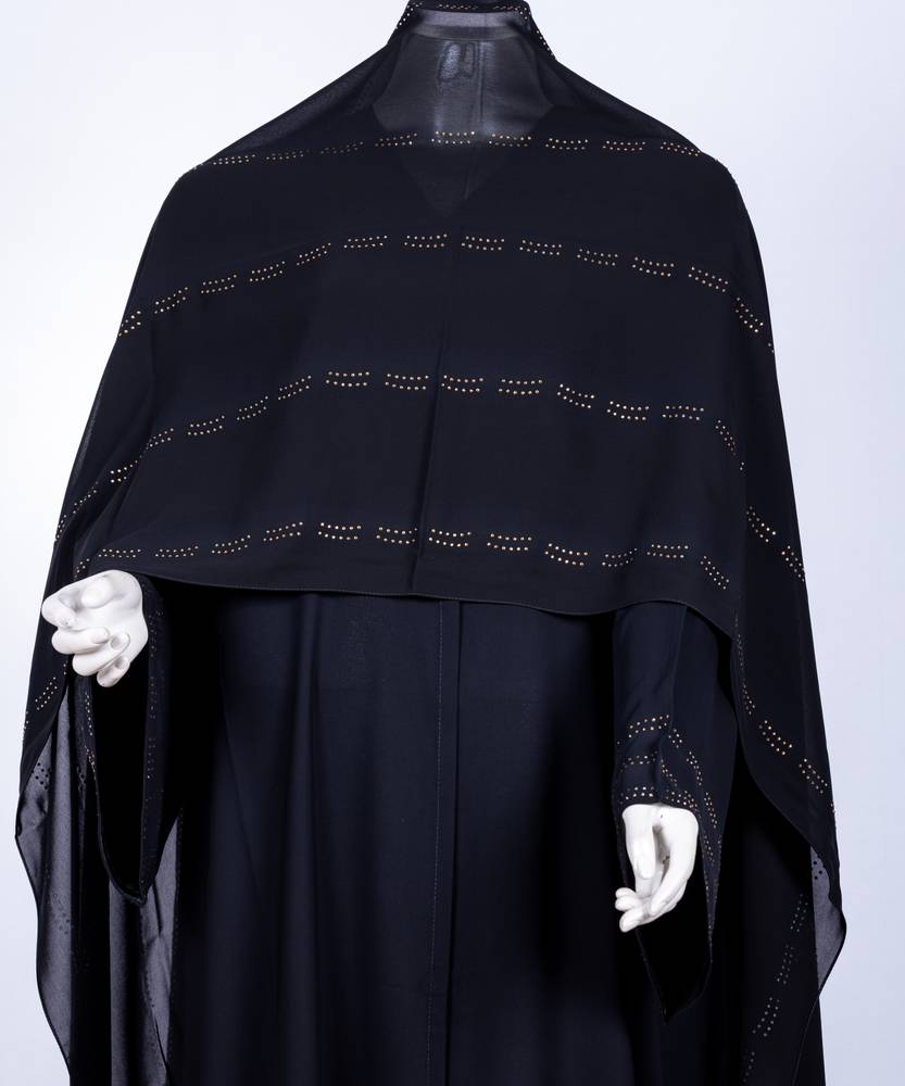  عباية مع طرحة موديل رقم   3559 (1)