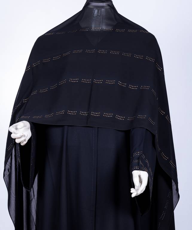  عباية مع طرحة موديل رقم   3559 (1)