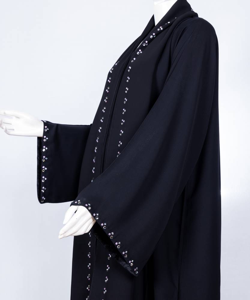 عباية مع طرحة موديل رقم  3568 (2)