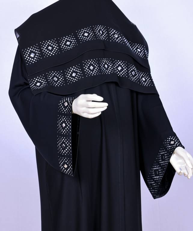 عباية مع طرحه موديل رقم   3613 (1)