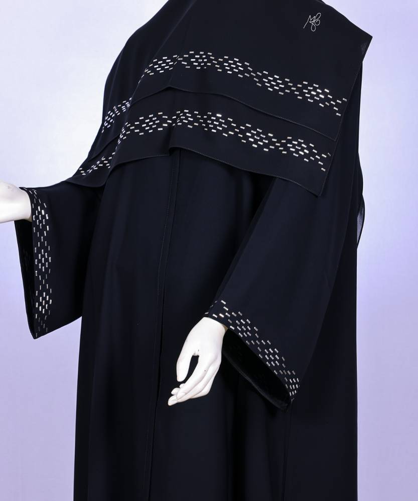 عباية مع طرحة موديل رقم  3638 (1)