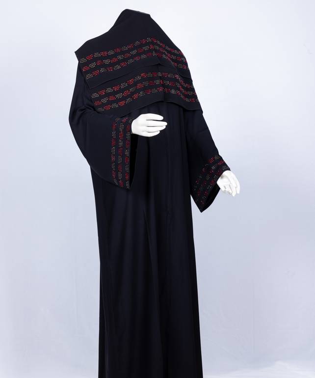 عباية مع طرحة موديل رقم   3650 (5)