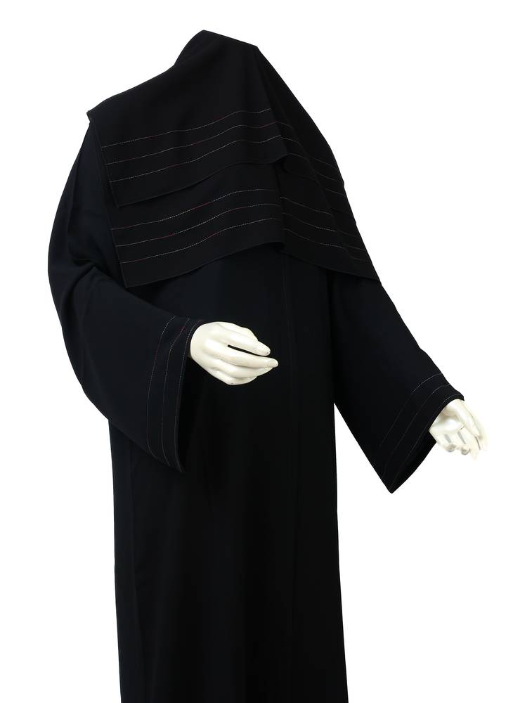 عباية مع طرحة درزة موديل رقم 3685 (6)