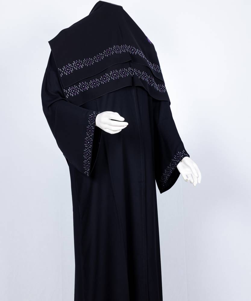 عباية مع طرحة موديل رقم   3647 (5)