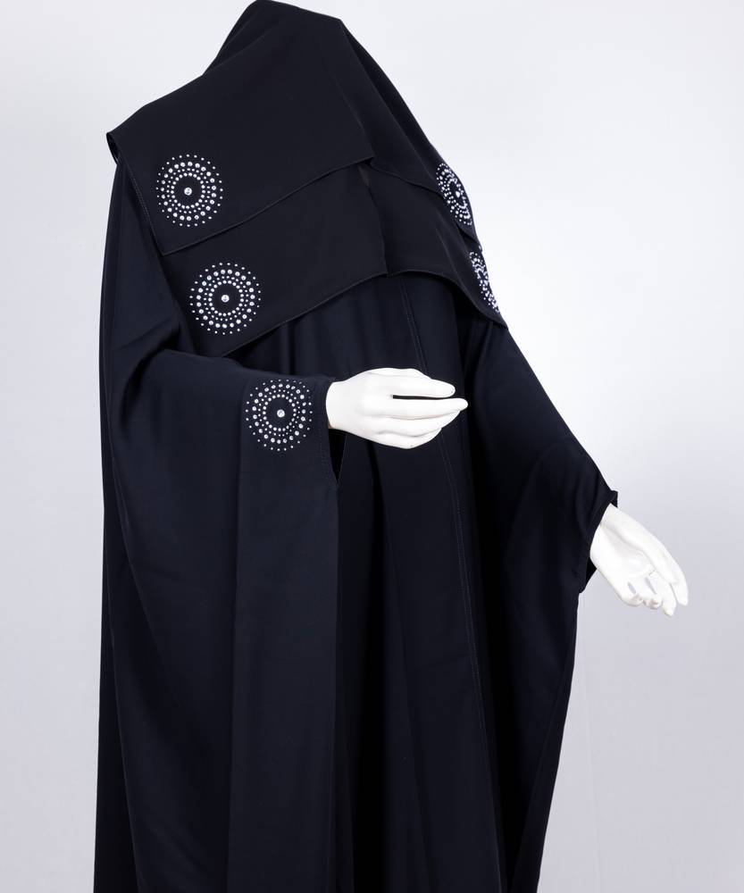 عباية مع طرحة قصة البشت موديل رقم   3617 (1)