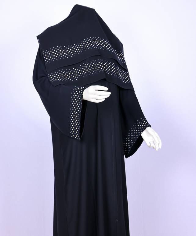 عباية مع طرحه موديل رقم  3665 (1)